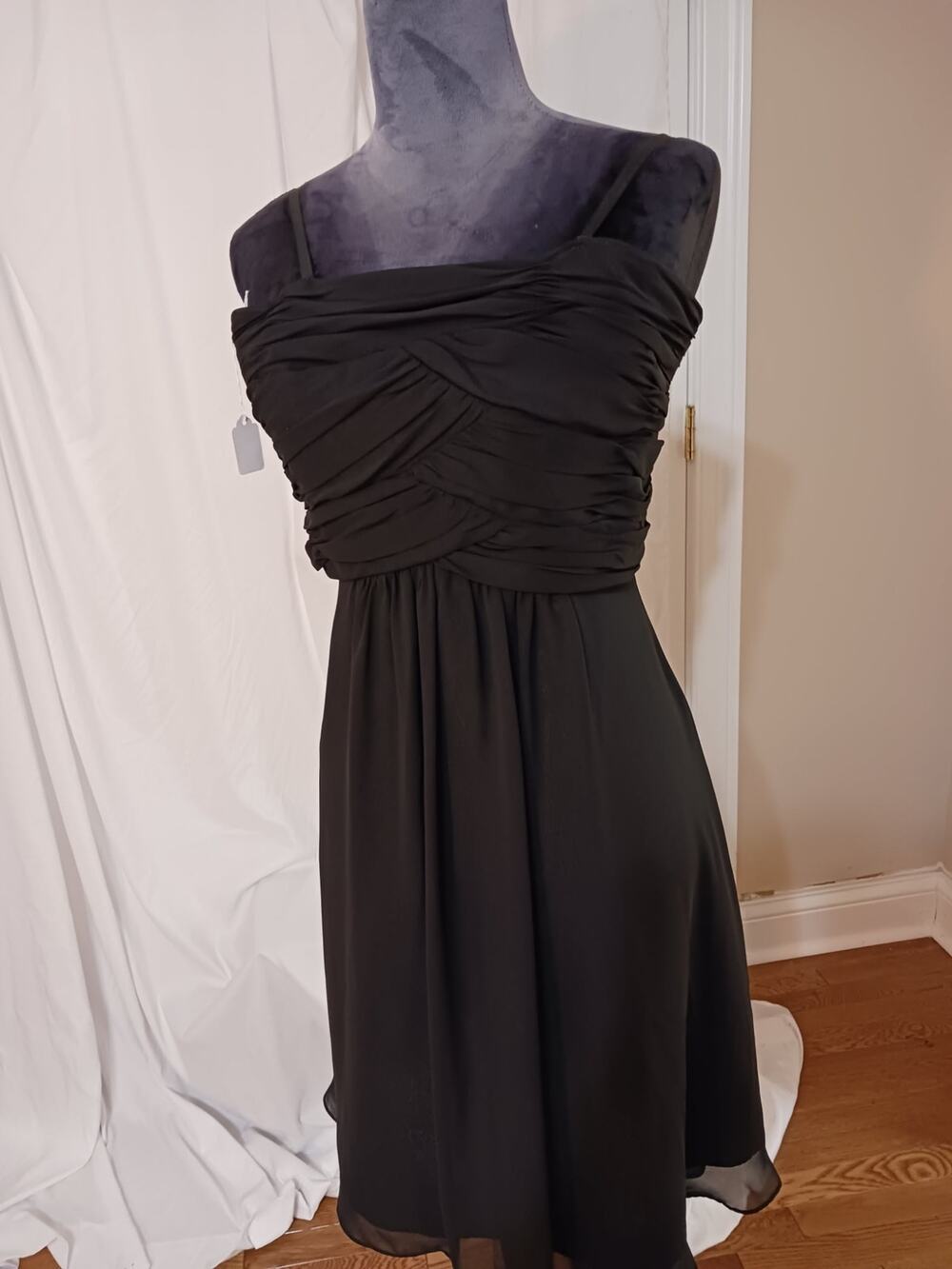 Black cocktail dress, size 11/12